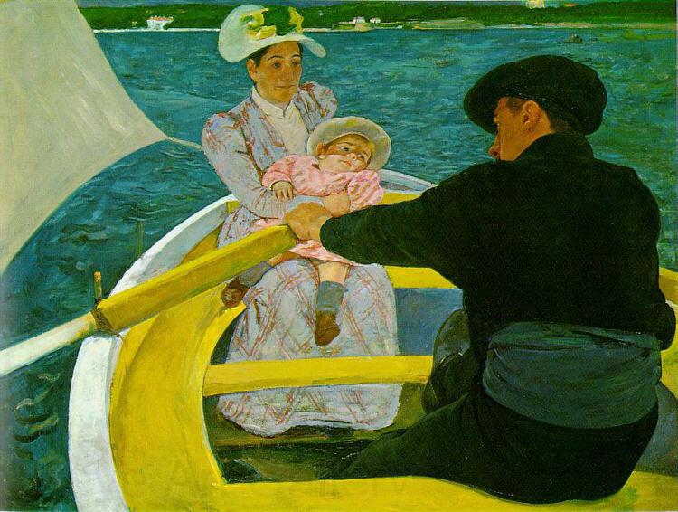 Mary Cassatt The Boating Party Germany oil painting art